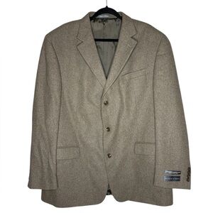 Oscar De La Renta NWOT wool cashmere blend blazer size 48L